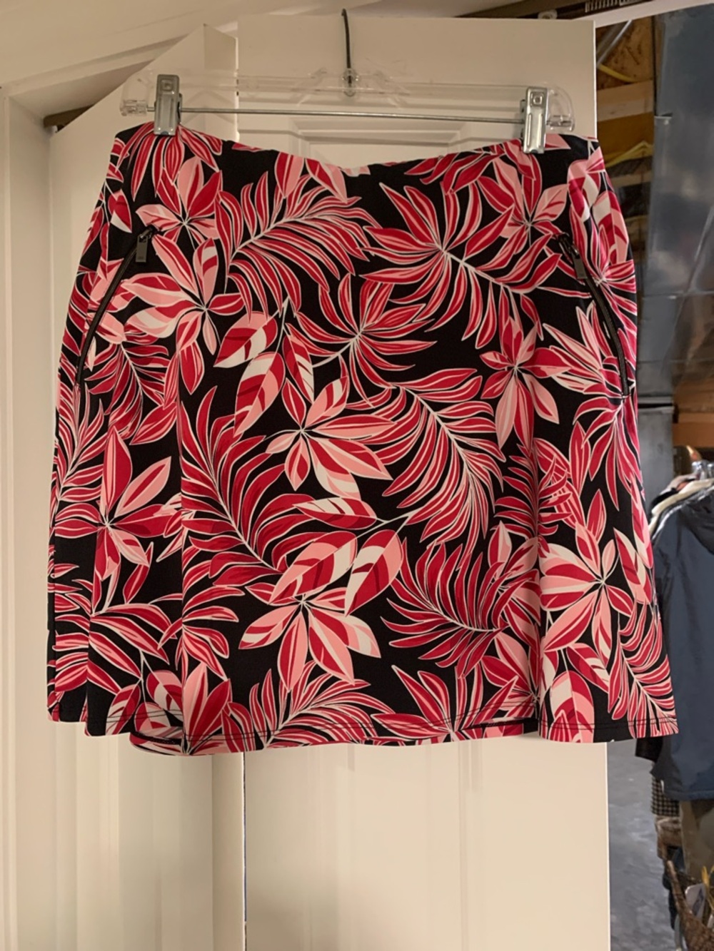 Women’s Floral A-Line Skort - Pink & Black